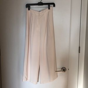 Chriselle x J.O.A. High Waist Crop Wide Leg Pants